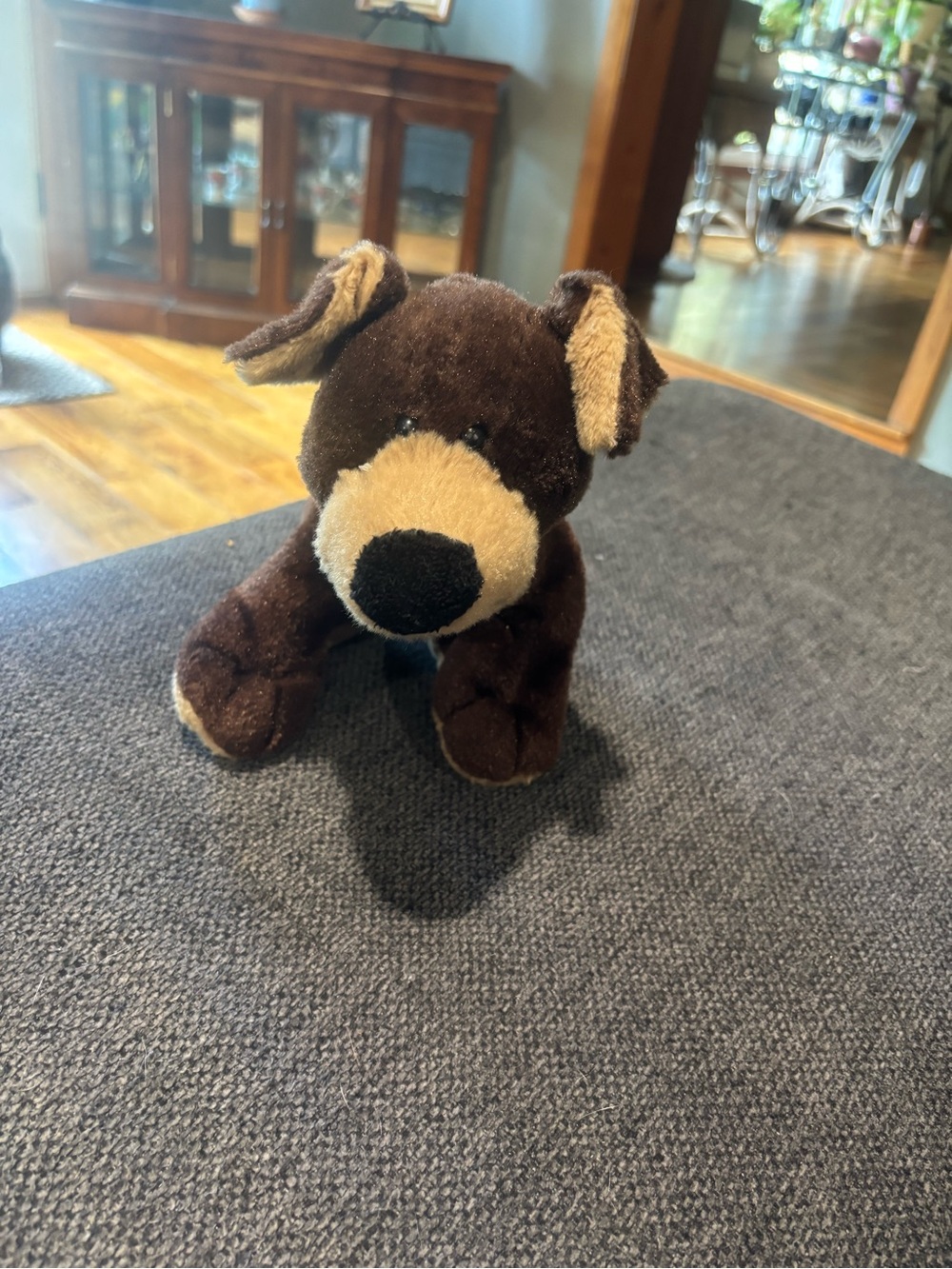 GANZ Webkinz Mocha Pup Brown and Tan Plush Puppy Dog Toy HM348